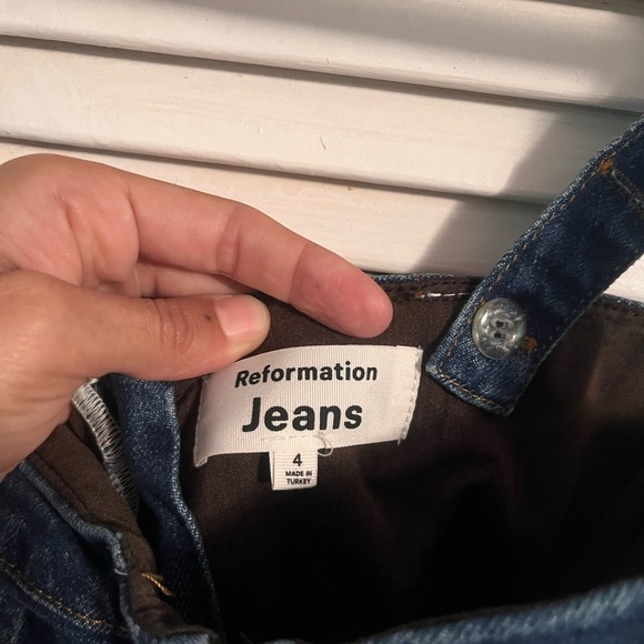 Reformation Blue Denim Dress - Picture 2 of 6